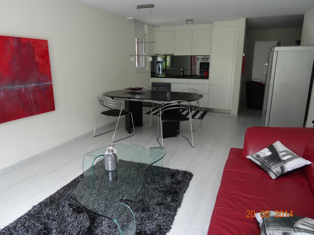 Apartamento Haus Montanara Unterbäch Exterior foto